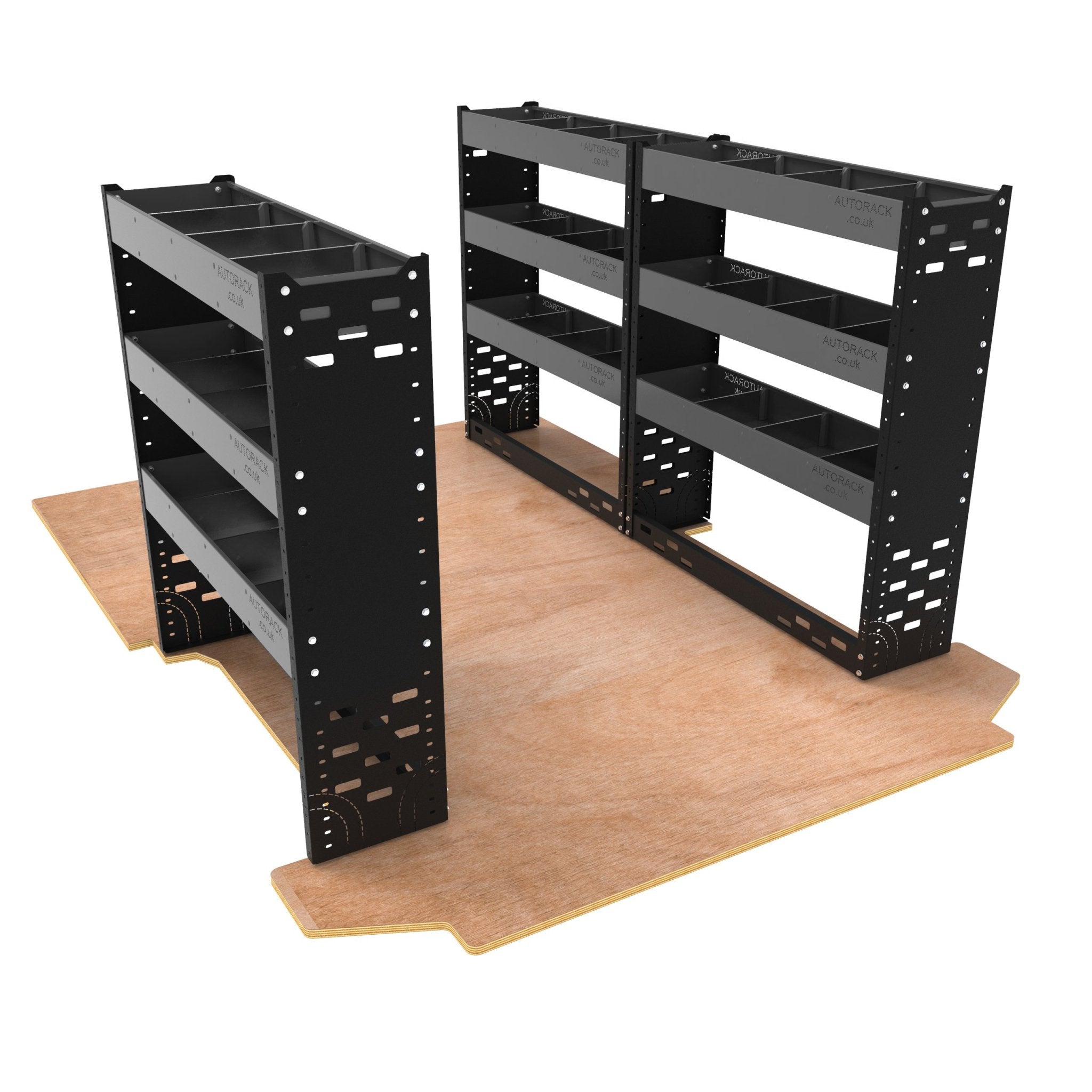Van Racking Plastic Ford Transit Custom - Standard Heavy-Duty Van Racking - Autorack ...