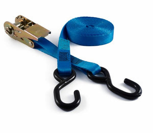 Ratchet Strap 25mm With S Hooks 5M (2-pack) - Autorack Products Ltd