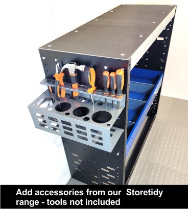 Sprinter - Crafter - Extra Heavy-Duty Van Racking Shelving System - VP-HD7-BLU - Autorack Products Ltd