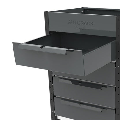Van Racking Double Drawer Unit - 8-drawer unit - HD-DU8 - Autorack Products Ltd