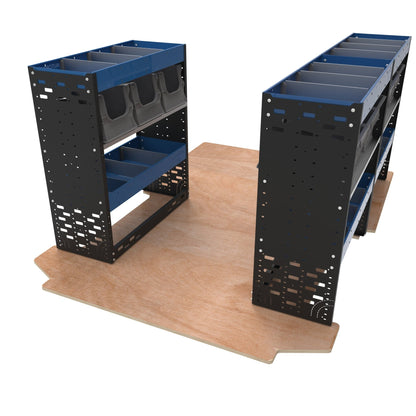 Van Racking Kit. Extra Heavy-Duty Van Racking - Plumbers Kit - VP-HD21 - Autorack Products Ltd