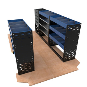 Van Racking Kit. Extra Heavy-Duty Van Racking - VP-HD18D - Autorack Products Ltd