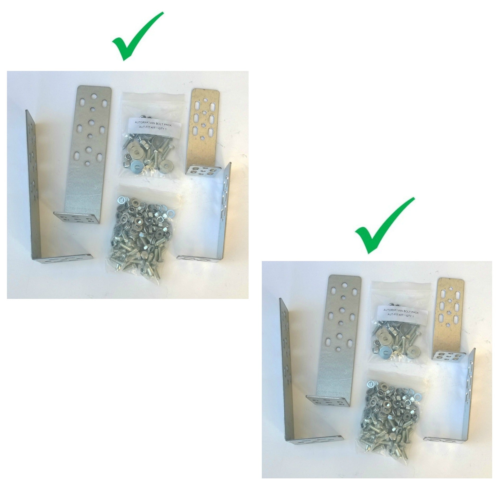 Van Racking Shelving System Package 2 units - Standard Heavy-Duty - SD-PACK-7-GREY - Autorack Products Ltd