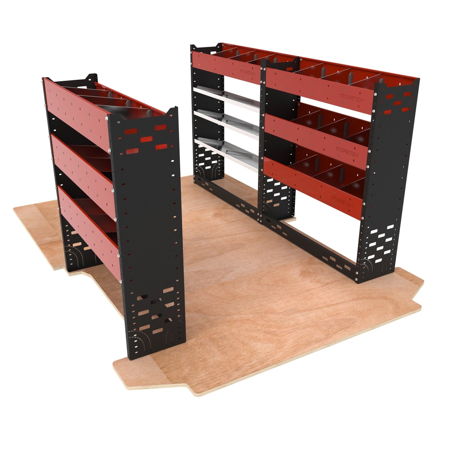 Van Racking Shelving System Package 3 units - ST7 - Autorack Products Ltd