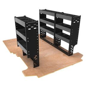 Van Racking Shelving System Package 3 units - Standard Heavy-Duty - SD-PACK-5-GREY - Autorack Products Ltd