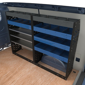 Van Racking Shelving Unit - System Kit - COMBINATION UNIT HD77-SS-EXT - Autorack Products Ltd