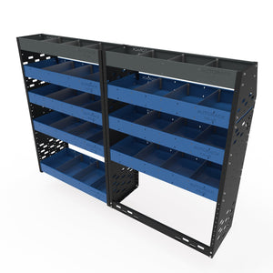 Van Racking Shelving Unit - System Kit COMBINATION UNIT with extension tops - HD77-EXT - Autorack Products Ltd