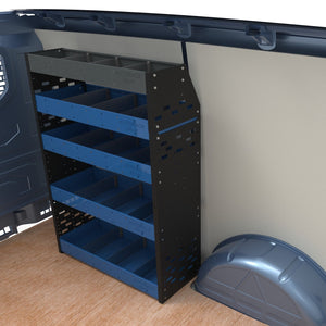 Van Racking - van shelving storage unit - with extension top - HD7-EXT - Autorack Products Ltd