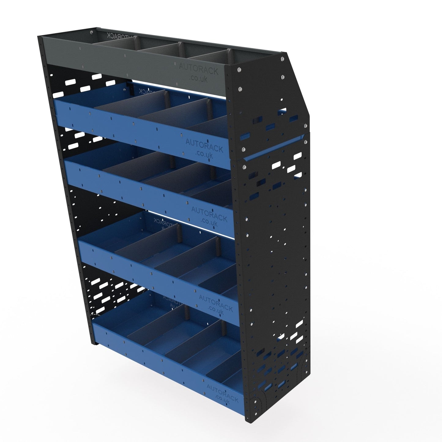 Van Racking - van shelving storage unit - with extension top - HD7-EXT - Autorack Products Ltd