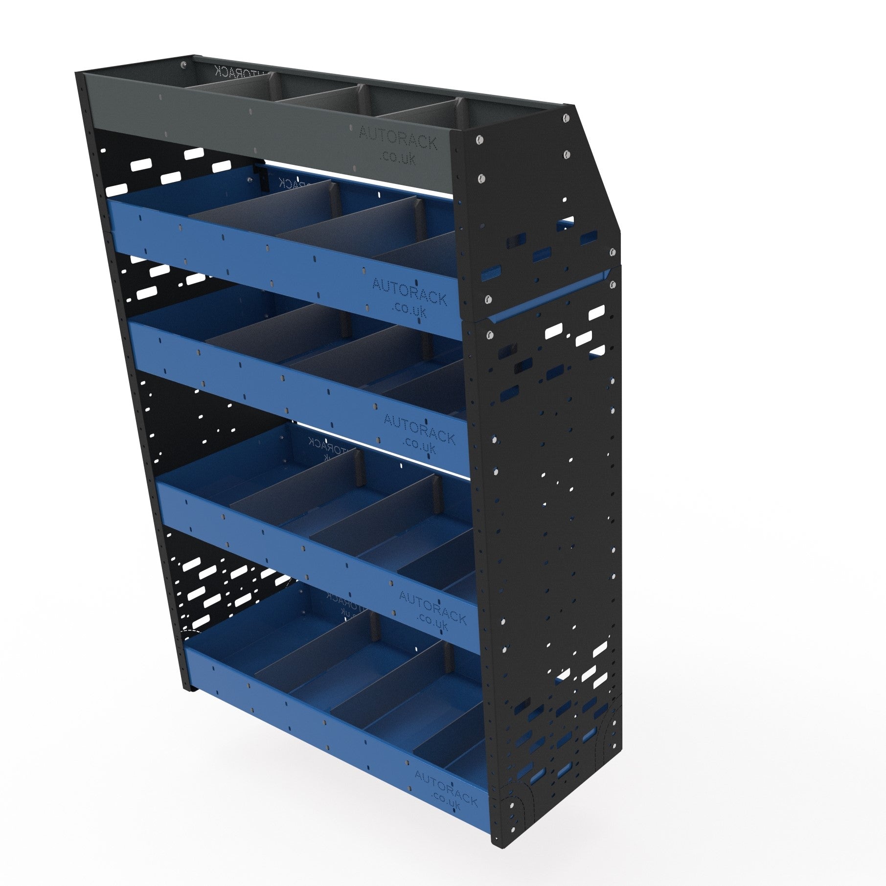 Van Racking - van shelving storage unit - with extension top - HD7-EXT - Autorack Products Ltd